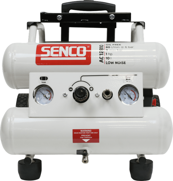 Compresor de aer SENCO AC12810, debit 128L/min, capacitate rezervor 10L, presiune 9 bar, 1 CP
