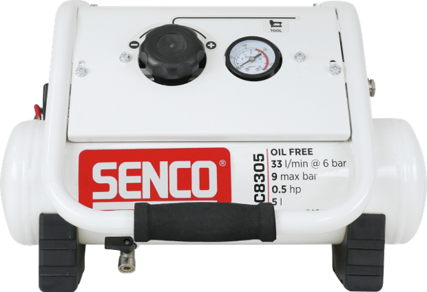 Compresor de aer SENCO AC8305, debit 83L/min, capacitate rezervor 5L, presiune 9 bar, 0.5 CP