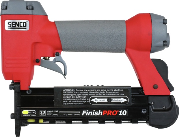 Pistol pneumatic pentru pini fără cap SENCO FinishPro10, 23GA, 12–25 mm